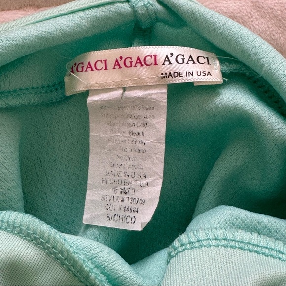 A’Gaci Peplum Blouse with Belt and Low Back Blouse Size S - Picture 3 of 3